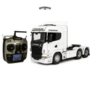 Miniatura Caminhão SC124 Com Controle Remoto + Carreta de BRINDE e Som Bluetooth