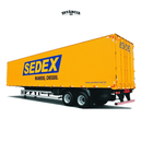 Miniatura Caminhão SC124 Com Controle Remoto + Carreta de BRINDE e Som Bluetooth